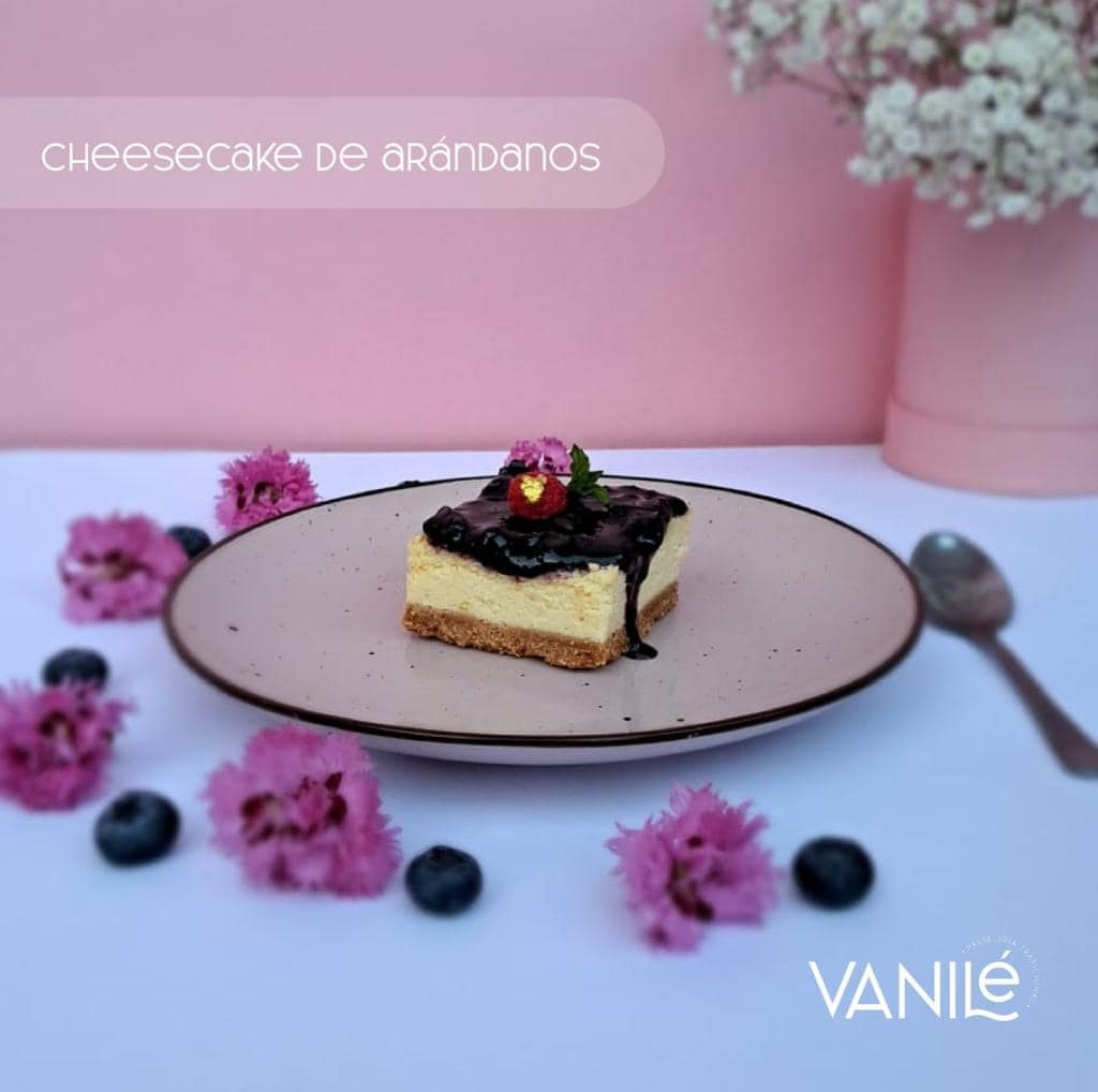 Cheesecake de arándanos 