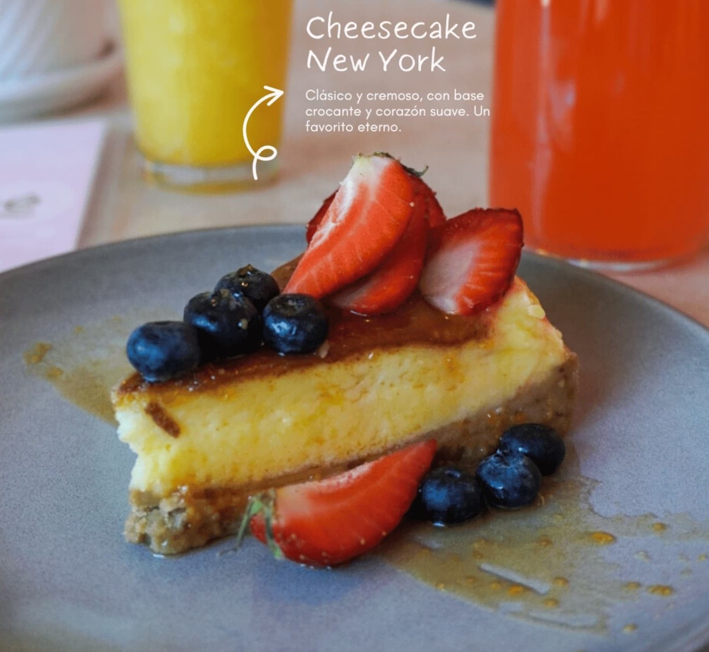 Cheesecake New York (frutas de temporada)